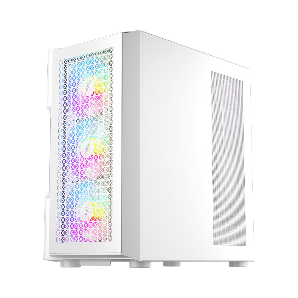 1st player Casing T7 ARGB Mid-Tower ATX White 4 Pre installed Fan 1st player Casing T7 ARGB Mid-Tower ATX White 4 Pre installed Fan